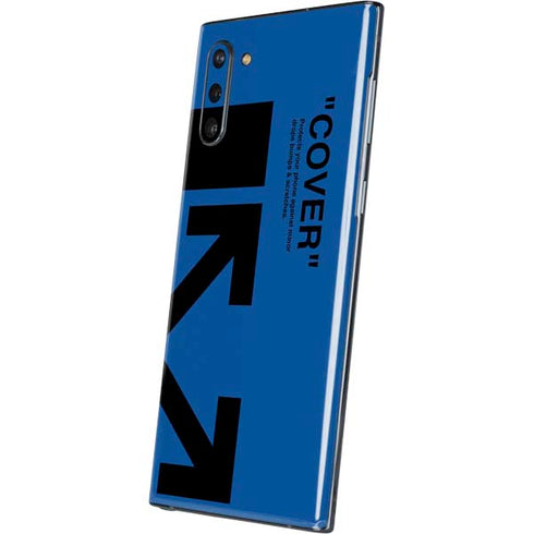 Black and Blue Arrows Galaxy Note 10 Skin